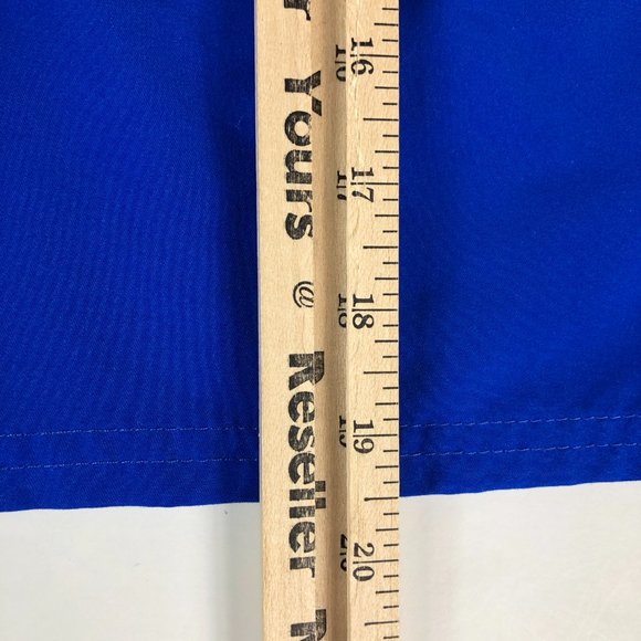 Nike Swim Shorts Men's Medium Blue & Silver Performance Swimming Trunks - Picture 8 of 11